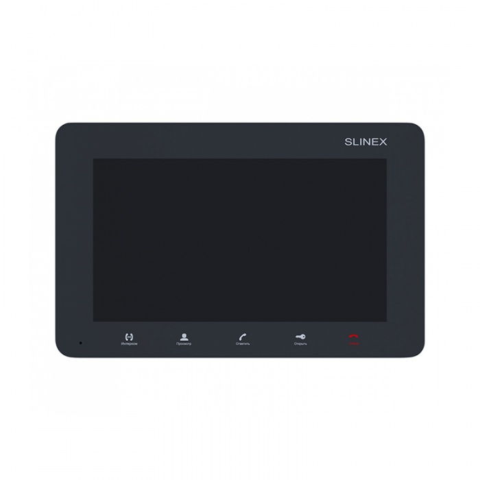 SLINEX SM-07M ЦВЕТ ГРАФИТ. 7" КОМПАКТНЫЙ ВИДЕОДОМОФОН С ФУНКЦИЕЙ ПАМЯТИ